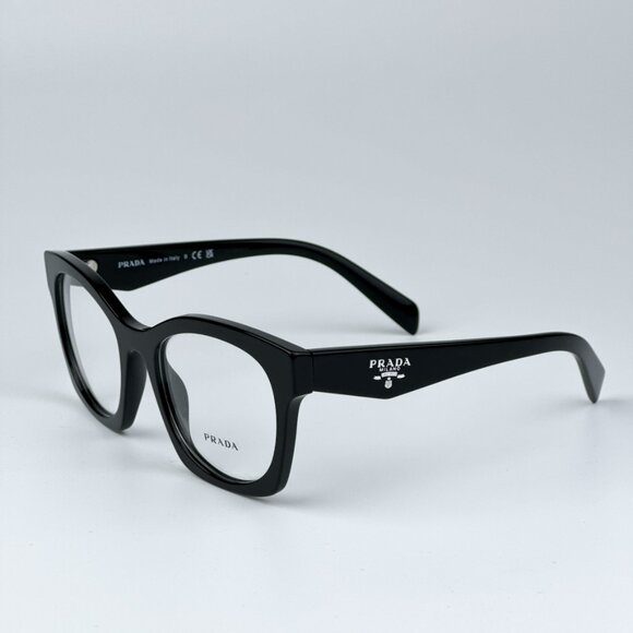 Prada PRA05V 16K1O1 BRAND NEW Eyeglasses Black Women Cat Eye - Picture 4 of 9